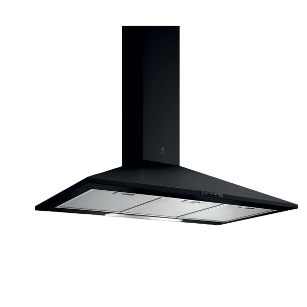 ELICA 60CM PYRAMID STYLE COOKER HOOD- BLACK