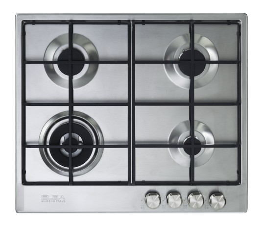 ELBA ELIO LITE 60CM 4 BURNER GAS HOB -STAINLESS STEEL